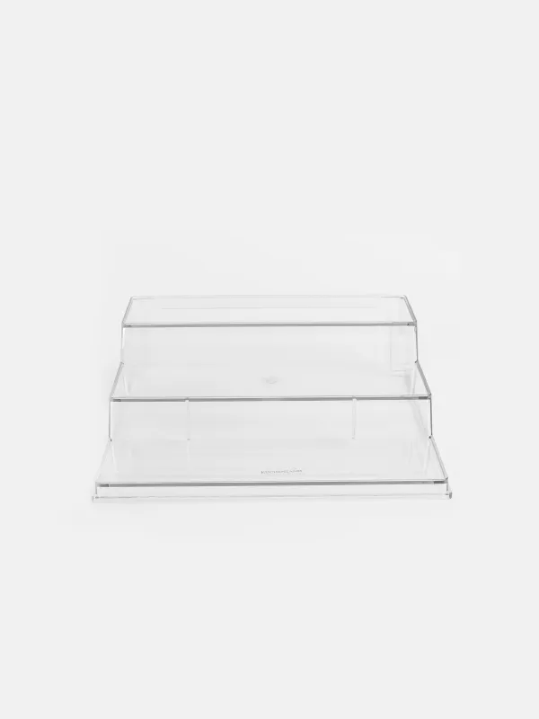 Полка-органайзер для шкафа, 26х24 см, 3 уровня, пластик, Basic, image-0