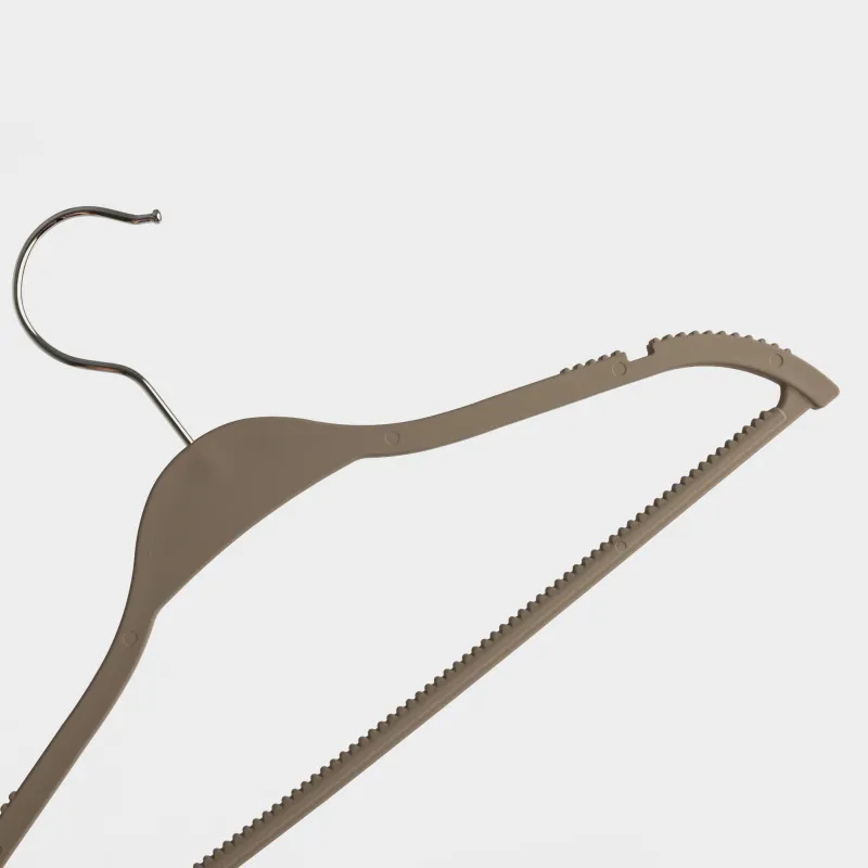 Балалар киім ілгіші, 32 см, 5 дана, қапталған пластик, мокко, New house, image-1