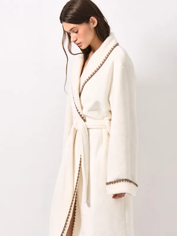 Халат женский, с длинным рукавом, Curly, image-4