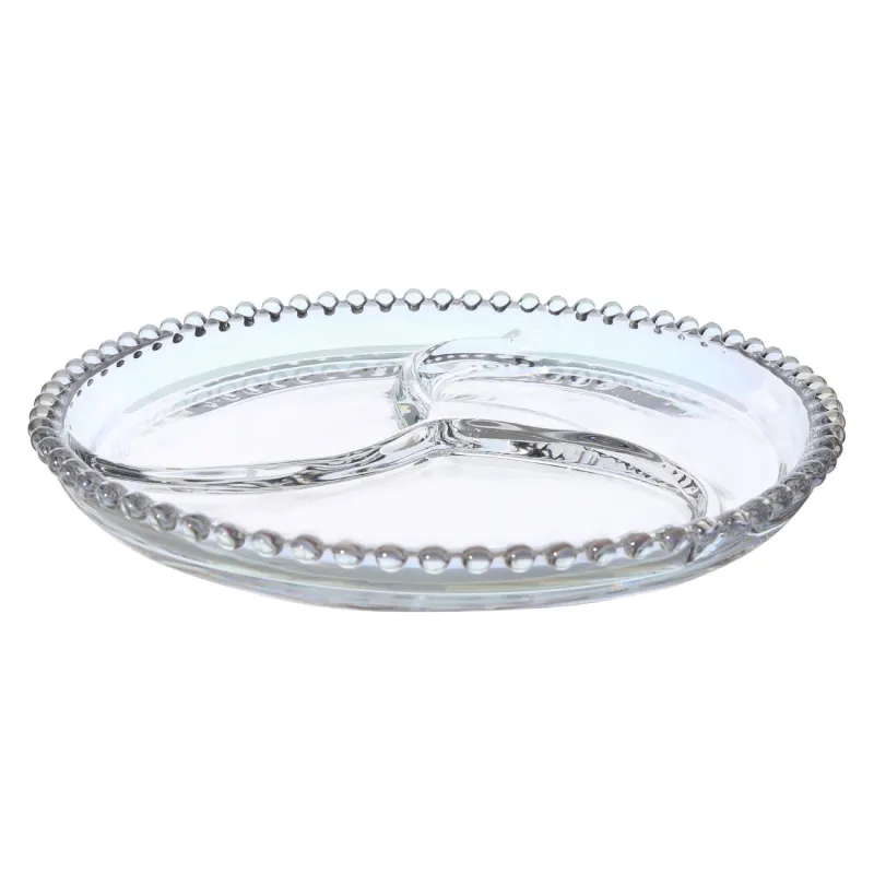 Менажница, 23 см, 3 бөлім, шыны, Меруерт, Moon