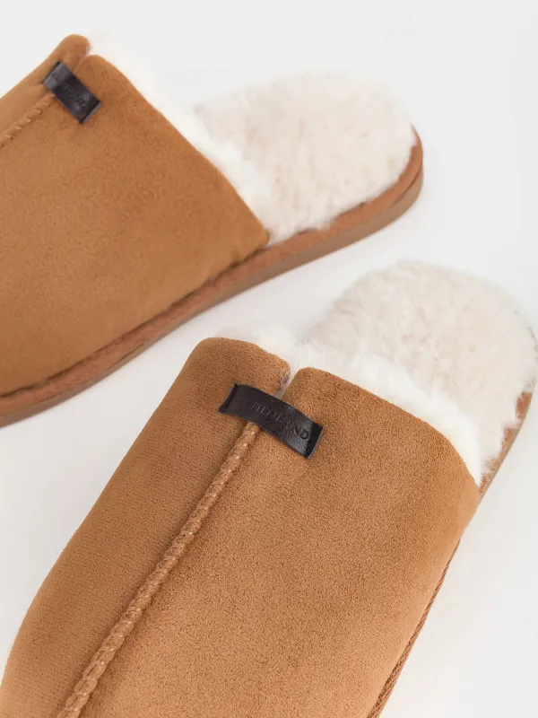 Тапочки женские, Suede, image-4