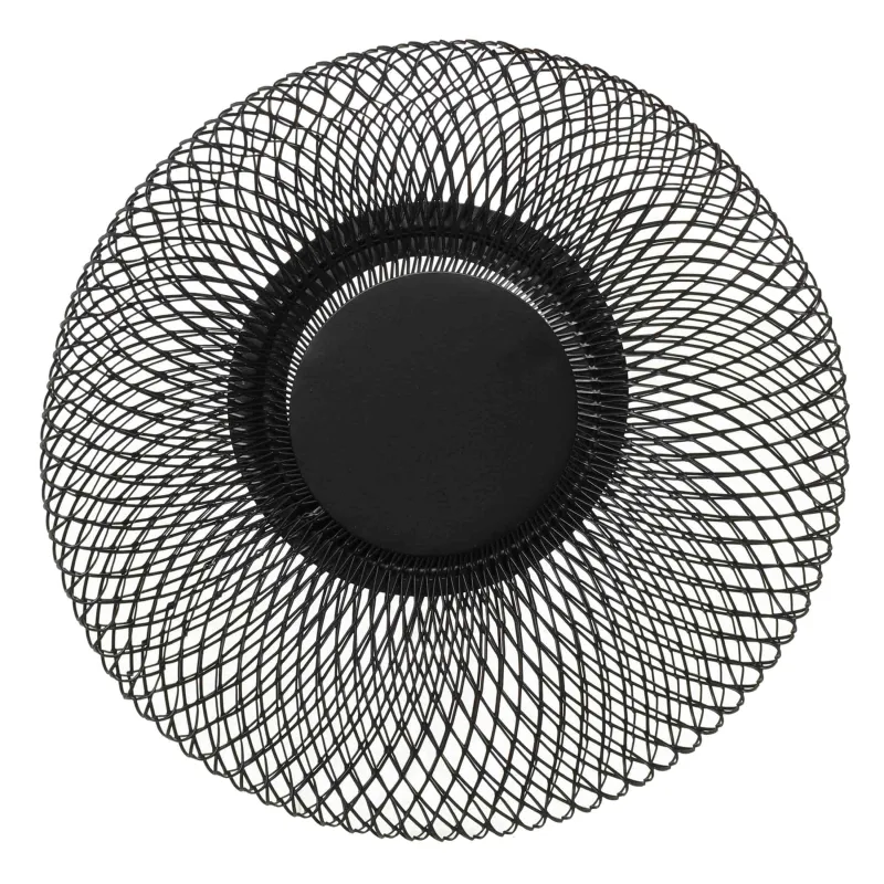 Жемістерге арналған себет, 30 см, металл, қара, Тор, Twist cell, image-1