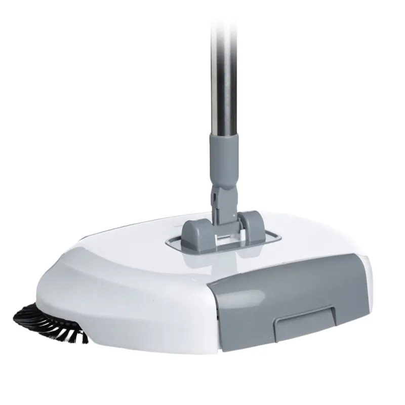 Щетка-сборщик мусора, 115 см, механическая, пластик/сталь, серо-белая, Mop, image-1