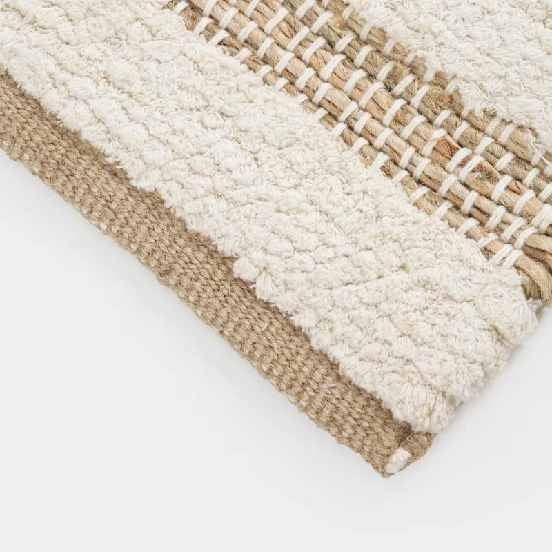 Кілемше, 60х90 см, джут/мақта, сарғылт-қоңыр, Haven, image-3