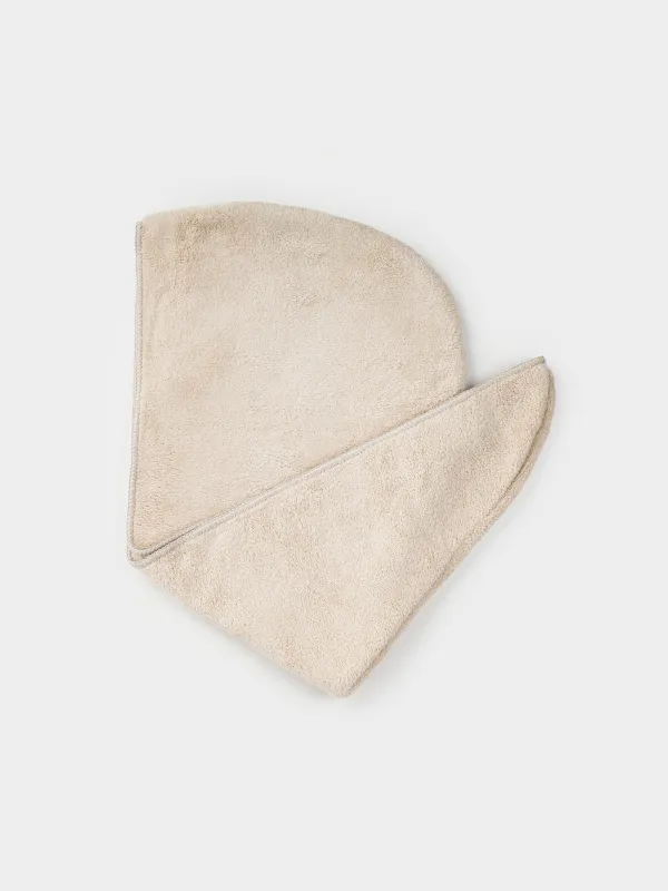 Шашқа арналған шәрпі-орамал, 60х23 см, флис, сарғылт-қоңыр, Showy, image-1