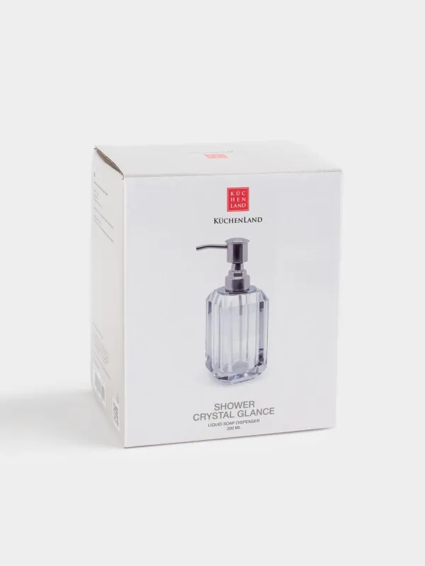 Диспенсер для жидкого мыла, 200 мл, Грани, Shower Crystal Glance, image-2