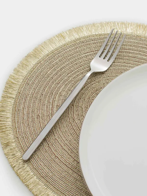 Аспаптарға арналған майлық, 30х45 см, жиегі бар, полиэстер, сопақ, алтын, Rotary shine, image-3