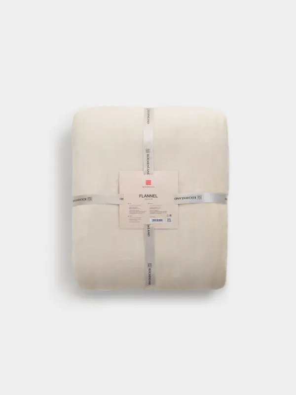 Төсек жапқыш, 220х240 см, фланель, сұр, Flannel, image-8