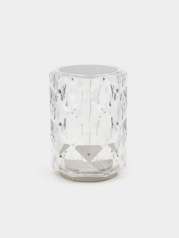 Сенсорлық шам, 13 см, сымсыз, пластик / металл, Ромб, Rhombus, image-0