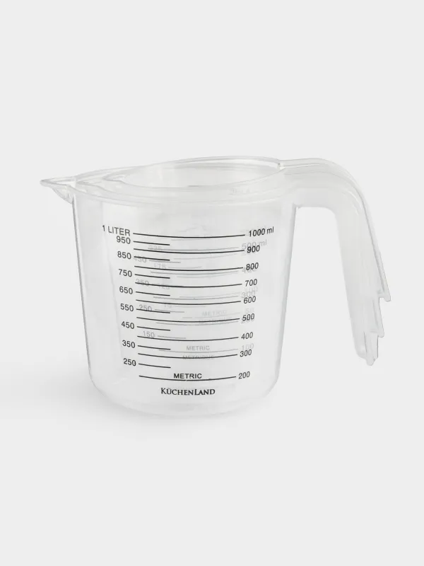 Өлшеу ыдыстарының жиынтығы, 3 дана пластик, Bakery, image-0