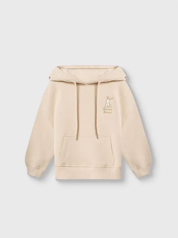 Балаларға арналған худи, өлшемі 116 см, қыздарға арналған, мақта/полиэстер, сарғылт-қоңыр, Құлақ, Abia, image-8