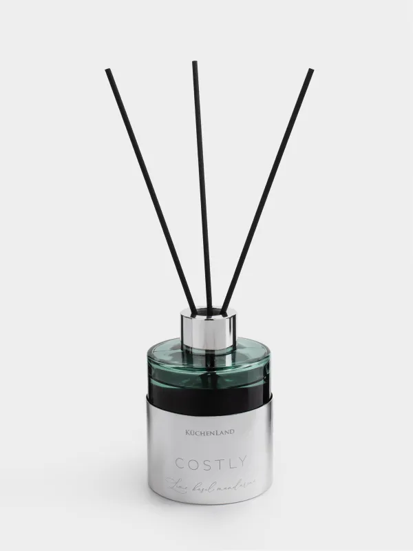 Ароматический диффузор, 120 мл, Lime basil and mandarine, Costly, image-0
