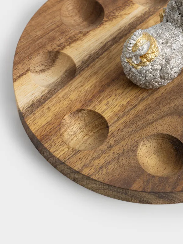 Блюдо пасхальное, 18х6 см, 8 отделений, Курочка, Noble tree, image-4