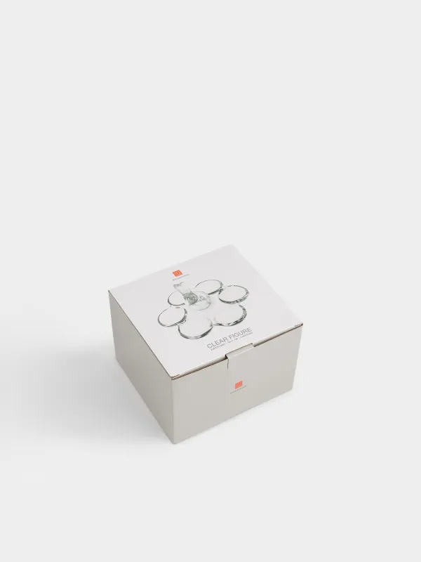 Пасха ыдысы, 18 см, 6 бөлім, шыны, Қоян, Clear figure, image-5