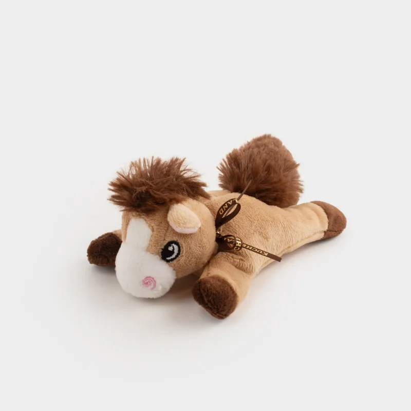 Магнит, 13 см, жұмсақ, полиэстер, сарғылт-қоңыр, Жылқы, Horse cute