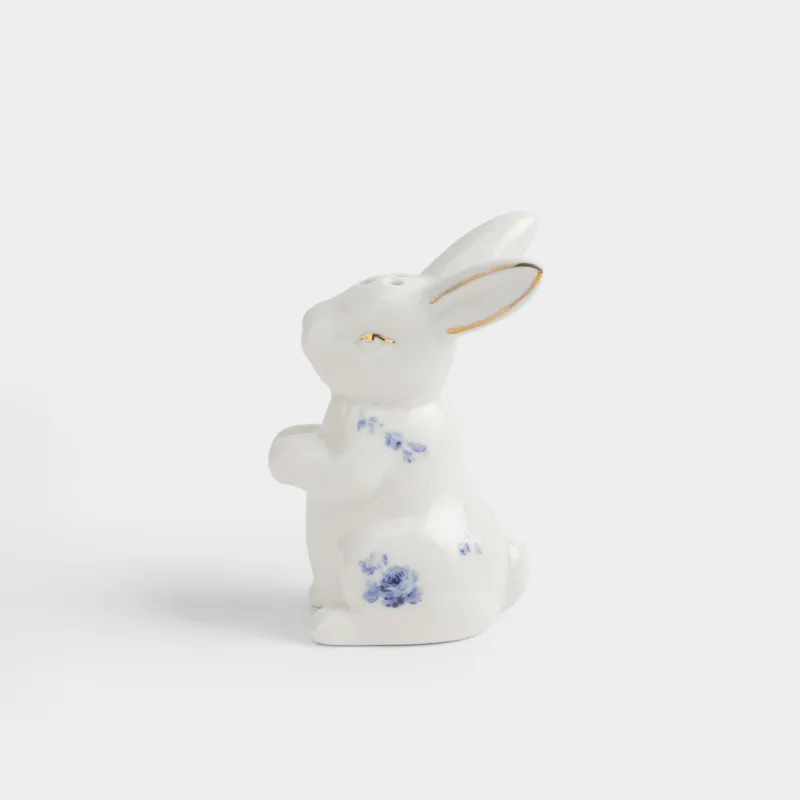 Тұз немесе бұрышқа арналған ыдыс, 9 см, фарфор Р, ақ және алтын түстес, Қоян, Tradition Easter