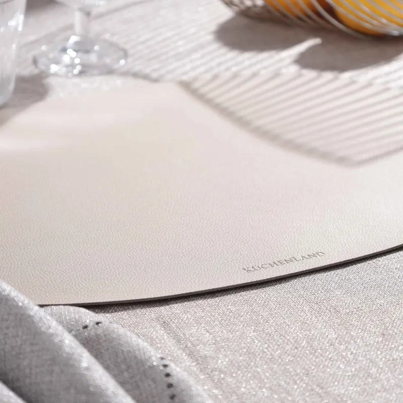 Аспаптарға арналған майлық, 30х45 см, ПВХ, сопақ, бежевый, рок, image-3