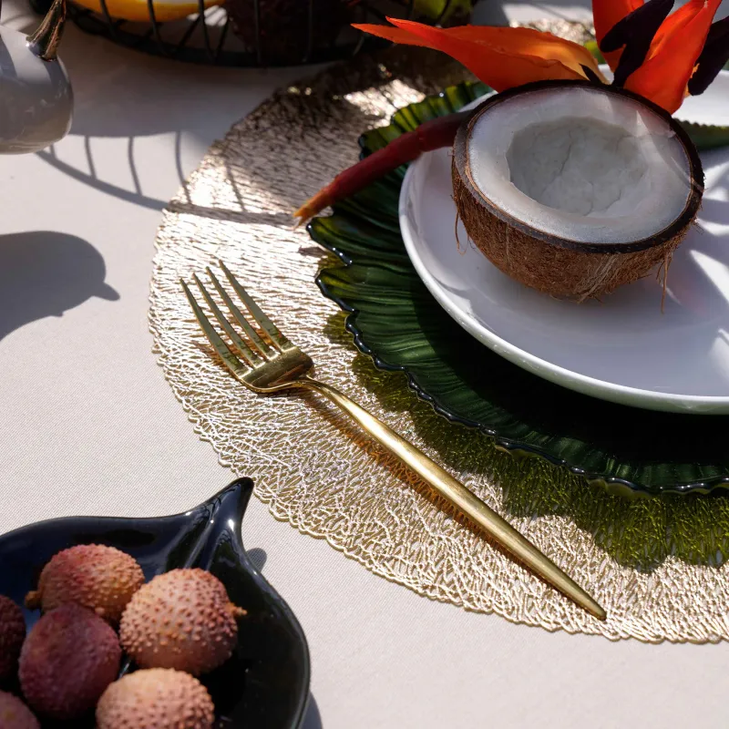 Ас құралдары, 6 тұлға, 24 зат, болат, алтын, Istanbul, image-5