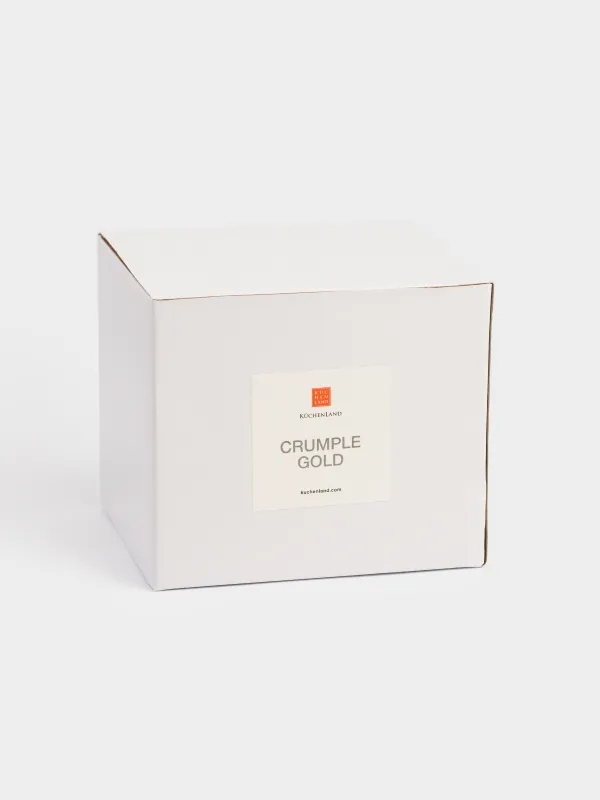 Кружка, 400 мл, Волнистый край, Crumple gold, image-4