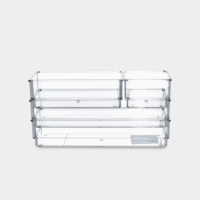 Органайзер қораптар жинағы, 4 дана, пластик, Basic