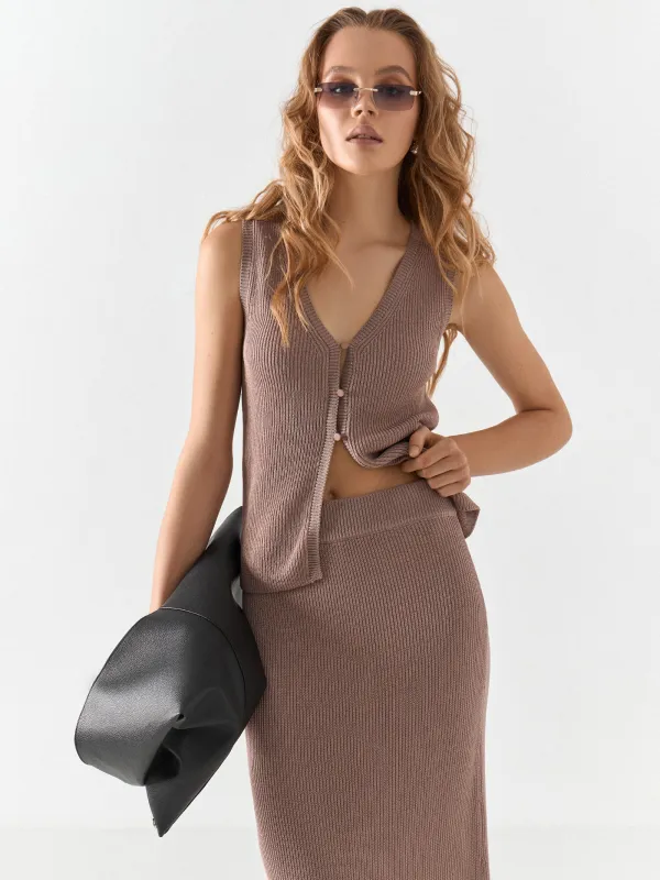 Юбка женская, с разрезом, Catherine, image-1