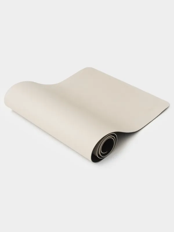 Йога және фитнес төсеніші, 1,8 м, TPE, қара / сарғылт-қоңыр, спорт, image-0