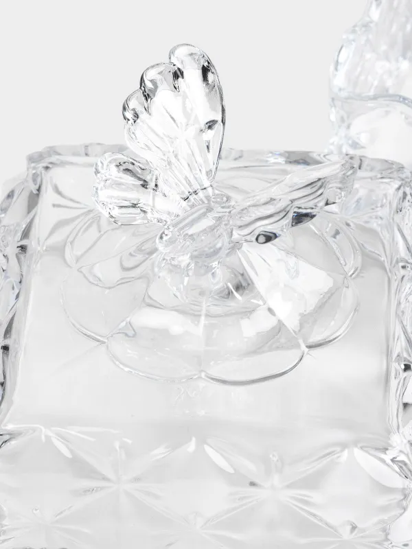 Сақтау ыдысы, 18х18 см, 350 мл, шыны Р, Көбелек, Butterfly, image-3