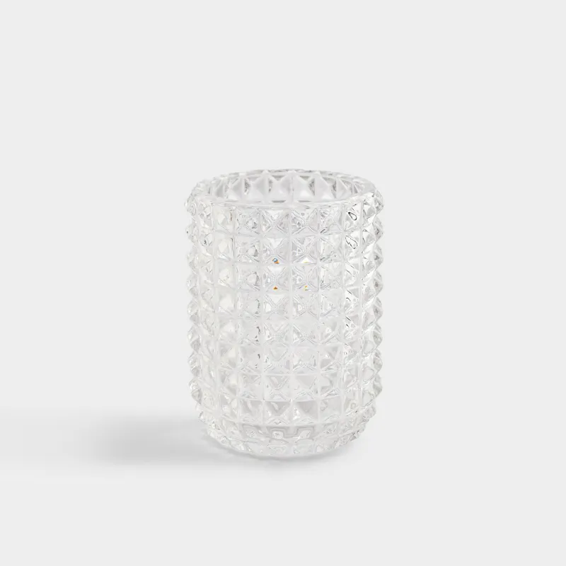 Жуынатын бөлмеге арналған стақан, 11 см, шыны, Diamond lights
