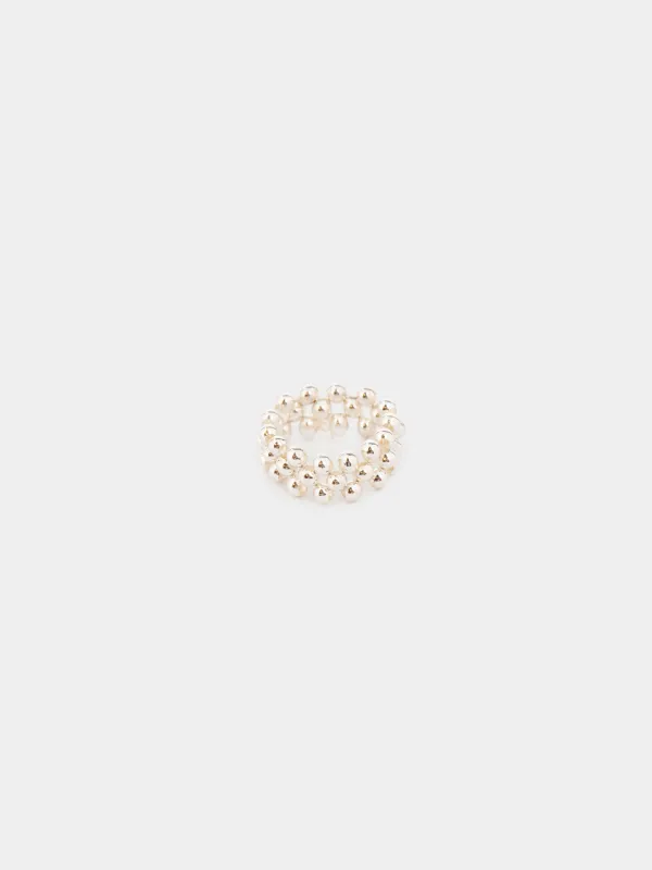 Сақина, 2 см, бір өлшем, металл, күміс, Jewelry, image-0