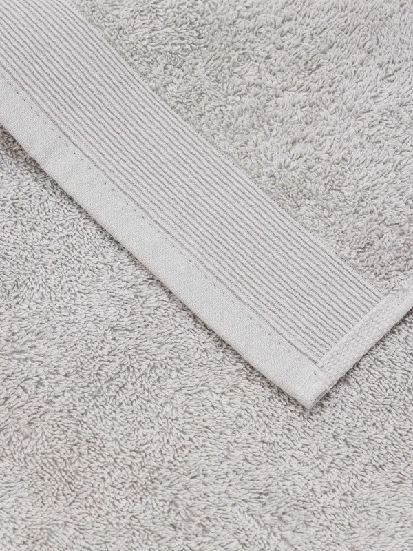 Полотенце, 40х60 см, хлопок, серое, Gentle cotton, image-3