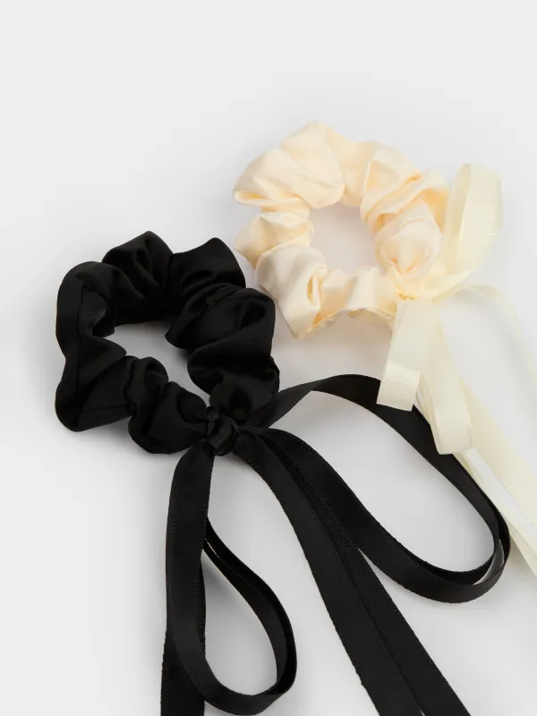 Шаш резеңкелер жинағы, 8 см, 2 дана, балаларға арналған, сәтен, Silk, image-1