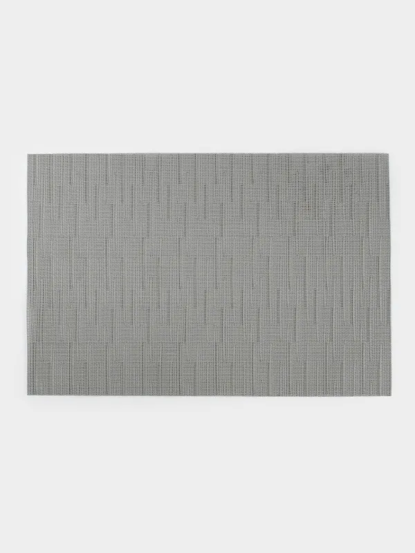 Аспаптарға арналған майлық, 30х45 см, ПВХ/полиэстер, тікбұрышты, сұр-көк, штрихтар, Solid, image-0