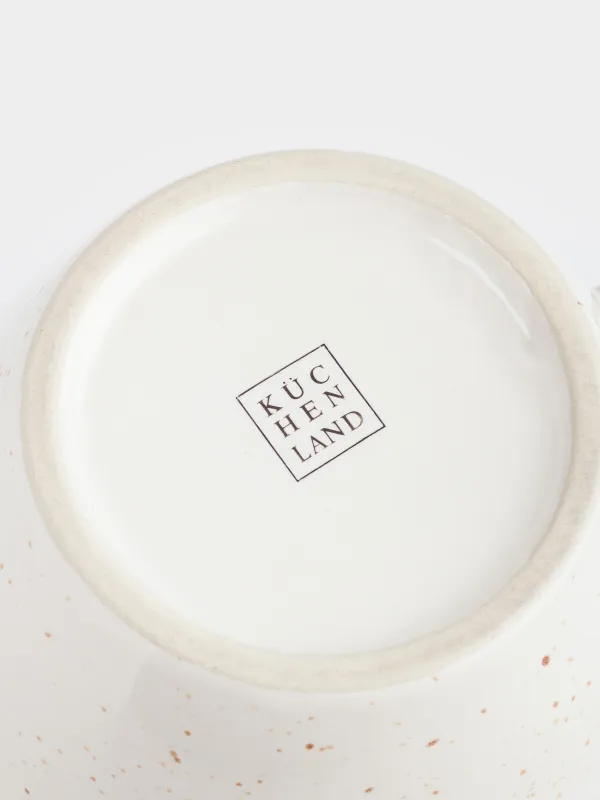 Кувшин, 1,4 л, керамика, бежевый, в крапинку, Speckled, image-4