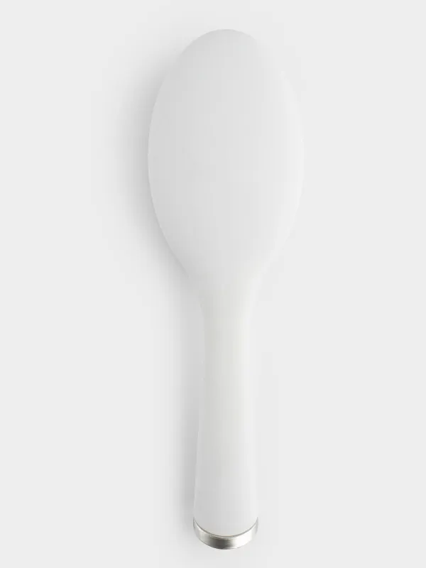 Расческа массажная для волос, 23 см, пластик, белая, B&W, image-1