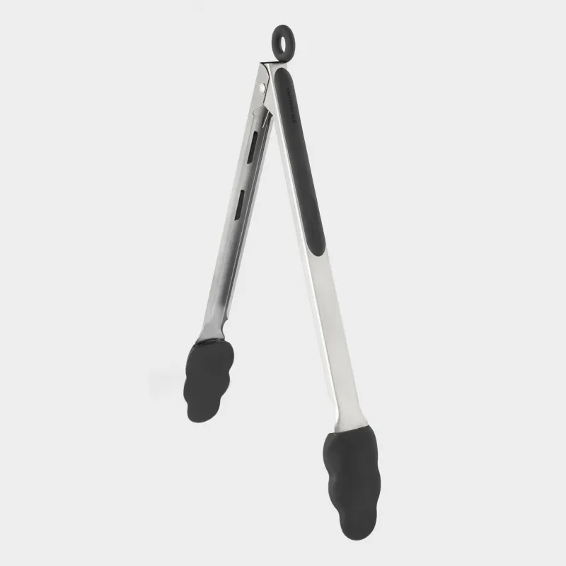 Ас үйге арналған қысқыштар, 34 см, болат/силикон, сұр, Assist