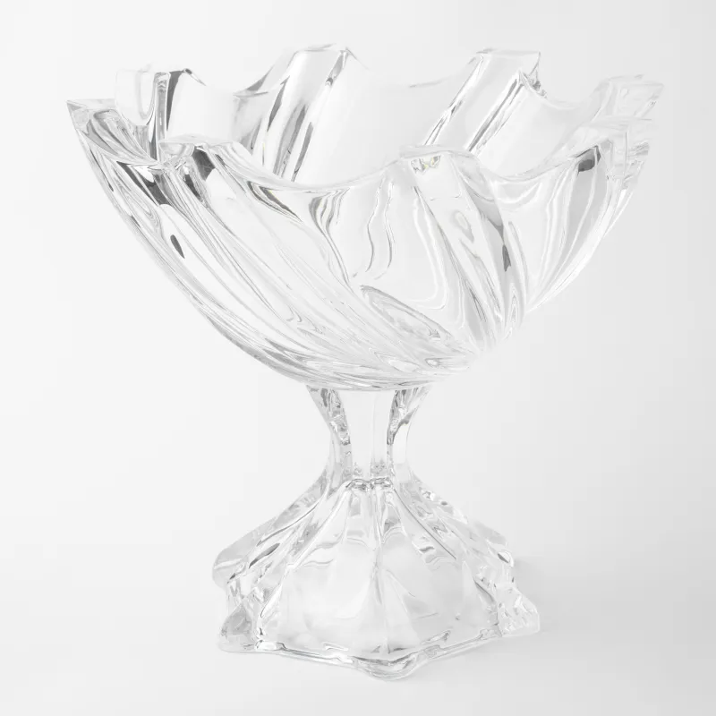 Жеміс вазасы, 25х23 см, аяғы, Шыны Р, Торсидо