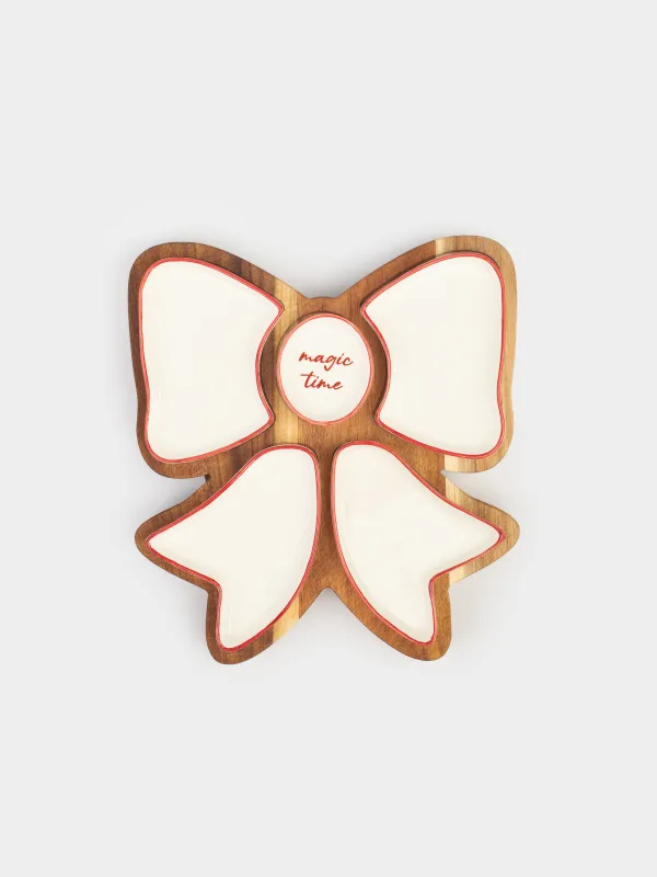 Набор для закусок, вращающийся, на подставке, Noble tree, image-1