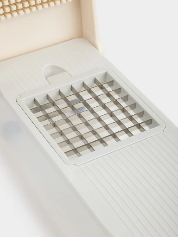 Ұсақтағыш, 28 см, 5 саптама, механикалық, пластик/Болат, сарғылт, Soft, image-2