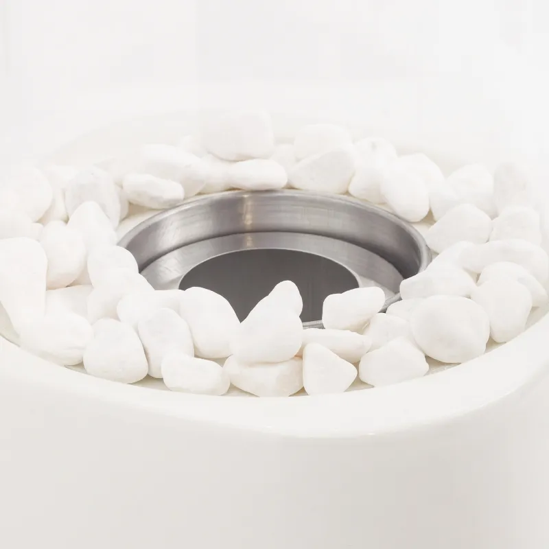 Био алауошақ, 27х14 см, керамика/шыны, сүт түстес, Колба, Fireplace, image-2