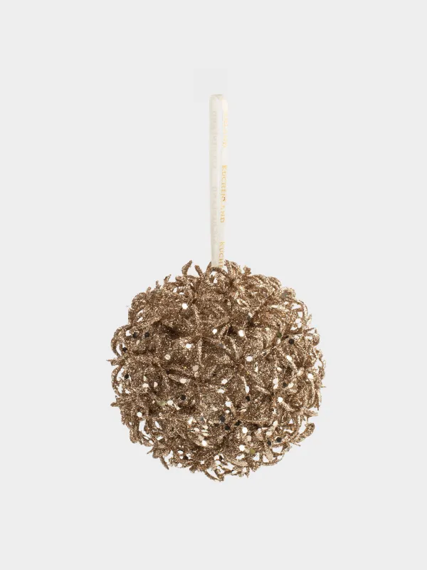Шырша ойыншығы, 11 см, пенопласт, шампан, Отшашу, Шар, Hedgehog ball, image-1