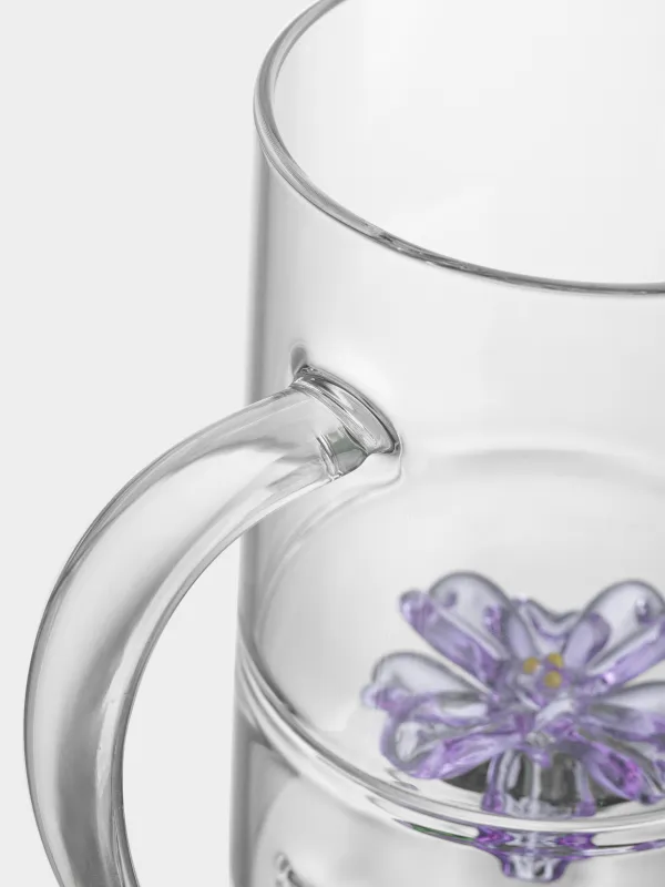 Кружка, 300 мл, стекло Б, Цветок, Shape, image-2