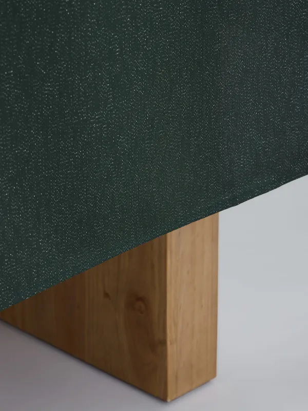 Скатерть, 160х160 см, полиэстер, темно-зеленая, Green speckled, image-4