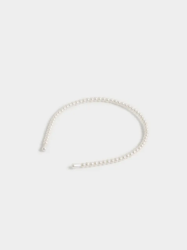 Тоғыншақ, 13х14 см, пластик/металл, ақ, Моншақтар, Pearl, image-1