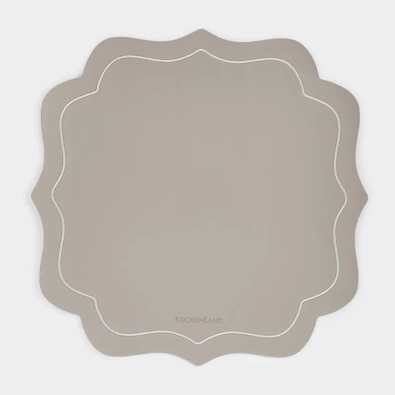 Аспаптарға арналған майлық, 38х38 см, ПВХ/полиэстер, бұйра, сарғылт-қоңыр, Винтаж, Rock vintage