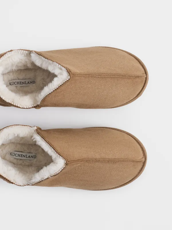 Угги женские, бежевые, Suede, image-3