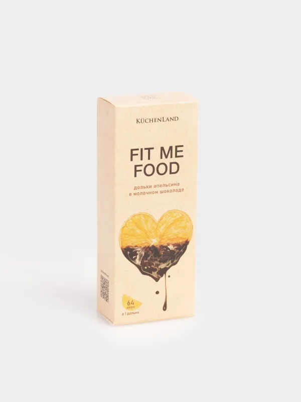 Апельсин тілімдері, 32 гр, сүтті шоколадта, Апельсин, Fit me food, image-0