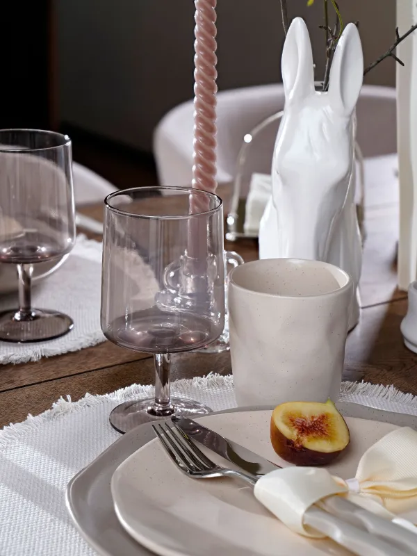 Стақан, 10 см, 300 мл, керамика, сүт түстес, Мыжылған әсер, Crumple creme, image-6