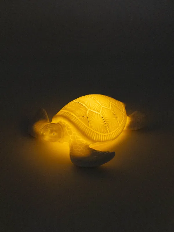 Сәндік шам, 17х6 см, фарфор P, ақ және алтын түстес, Тасбақа, Grand turtle, image-4