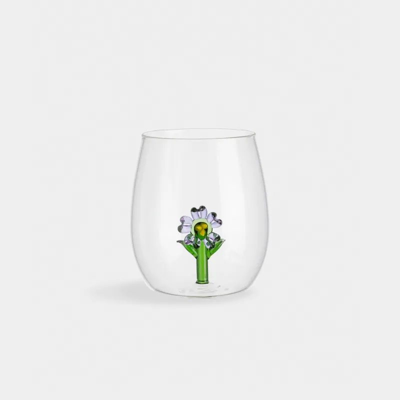 Стакан, 9 см, 500 мл, стекло Б, Цветок, Shape