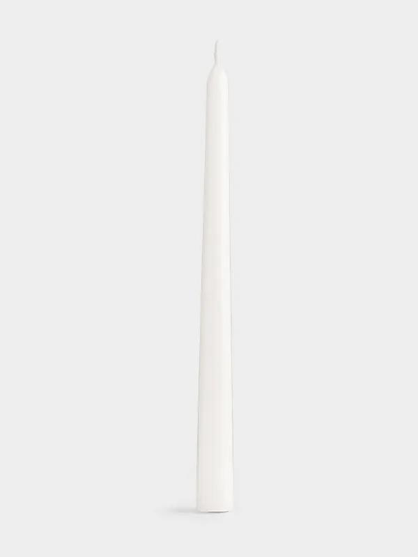 Свеча, 26 см, 6 шт, тонкая, Luxury white, image-1